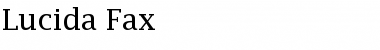 Download Lucida Fax Font