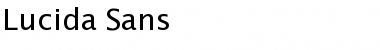 Download Lucida Sans Font