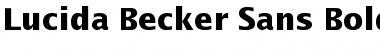 Download Lucida Becker Sans Font