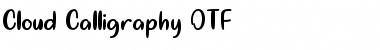 Download Cloud Calligraphy Font