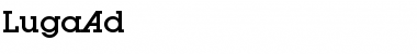 Download LugaAd Normal Font Title Preview
