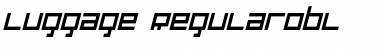Download Luggage Italic Font Title Preview