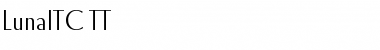 Download LunaITC TT Regular Font Title Preview