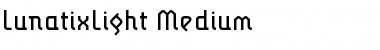 Download LunatixLight Medium Font Title Preview Download LunatixLight Medium Font Title Preview