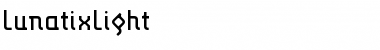 Download LunatixLight Regular Font Title Preview