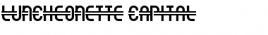 Download Luncheonette Capital Regular Font Title Preview
