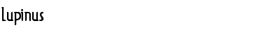 Download Lupinus Regular Font Title Preview