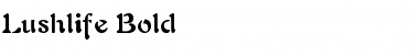 Download Lushlife Bold Font Title Preview