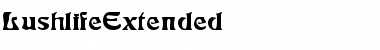 Download LushlifeExtended Regular Font Title Preview