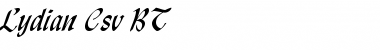 Download Lydian Csv BT Font
