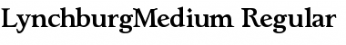 Download LynchburgMedium Regular Font Title Preview