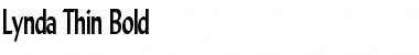 Download Lynda Thin Bold Font Title Preview