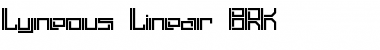 Download Lyneous Linear BRK Regular Font Title Preview