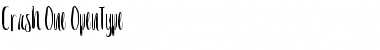 Download Crash One Font