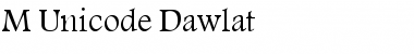 Download M Unicode Dawlat Font