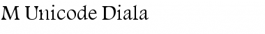 Download M Unicode Diala Font