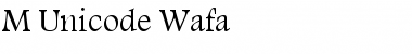 Download M Unicode Wafa Font