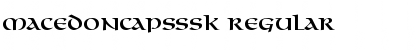 Download MacedonCapsSSK Regular Font