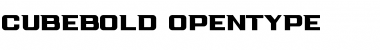 Download Cube Bold Font