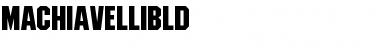 Download MachiavelliBld Font