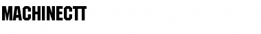 Download MachineCTT Font