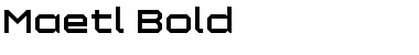 Download Maetl Bold Font