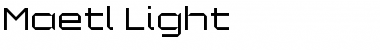 Download Maetl Light Font