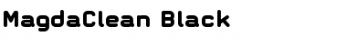 Download MagdaClean Black Font