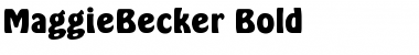 Download MaggieBecker Bold Font