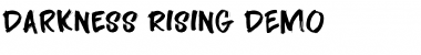 Download Darkness Rising DEMO Font