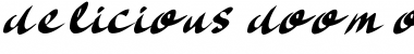 Download Delicious Doom Font Download Delicious Doom Font