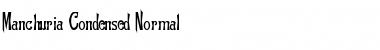 Download Manchuria-Condensed Normal Font