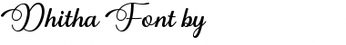 Download Dhitha Font Download Dhitha Font