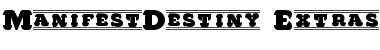 Download ManifestDestiny Extras Regular Font