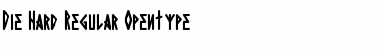 Download Die Hard Font Download Die Hard Font