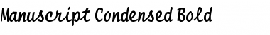 Download Manuscript Condensed Font