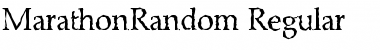 Download MarathonRandom Regular Font