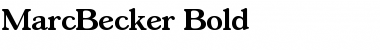 Download MarcBecker Font