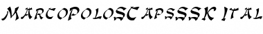 Download MarcoPoloSCapsSSK Italic Font