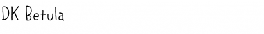 Download DK Betula Font Download DK Betula Font
