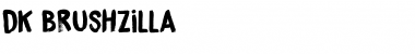 Download DK Brushzilla Font Download DK Brushzilla Font