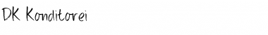 Download DK Konditorei Font Download DK Konditorei Font