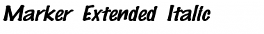 Download MarkerExtended Font