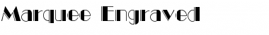Download Marquee Engraved Regular Font