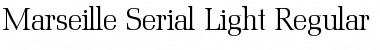 Download Marseille-Serial-Light Font