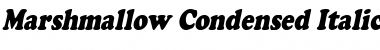 Download MarshmallowCondensed Italic Font