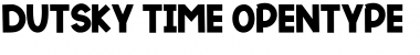 Download DUTSKY TIME Font