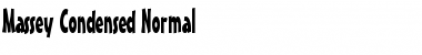Download Massey Condensed Normal Font