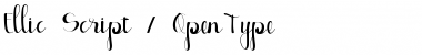 Download Ellic Script Font