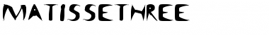 Download MatisseThree Regular Font